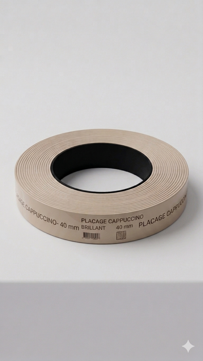 Placage cappuccino brillant 20 mm