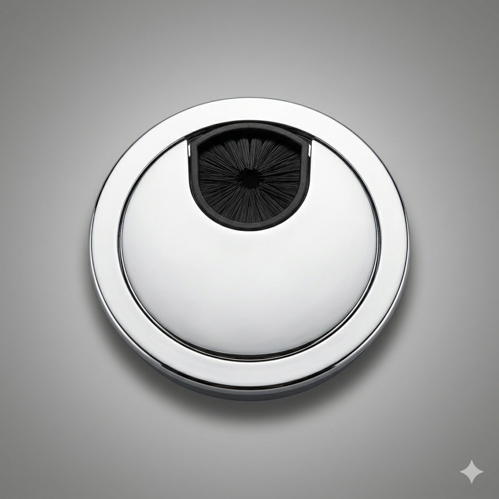 passe câble rond aluminium