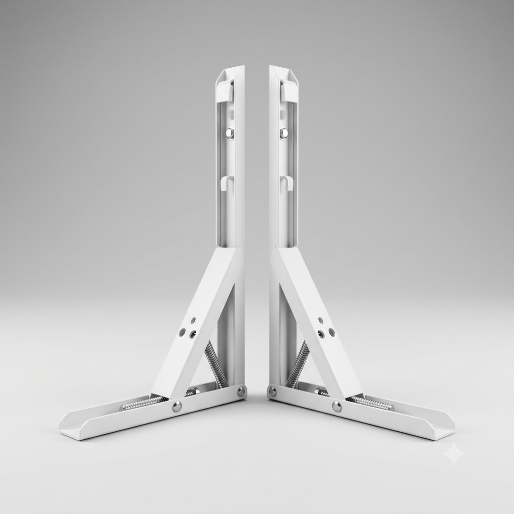 SUPORT D'ETAGERE BLANC DE 30cm (petit)
