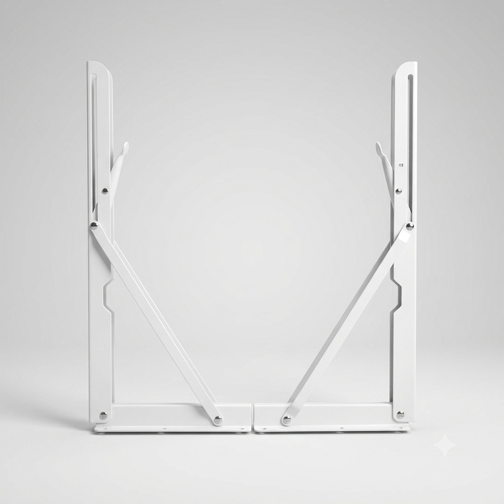 SUPPORT D'ETAGERE BLANC DE 40cm (grand)
